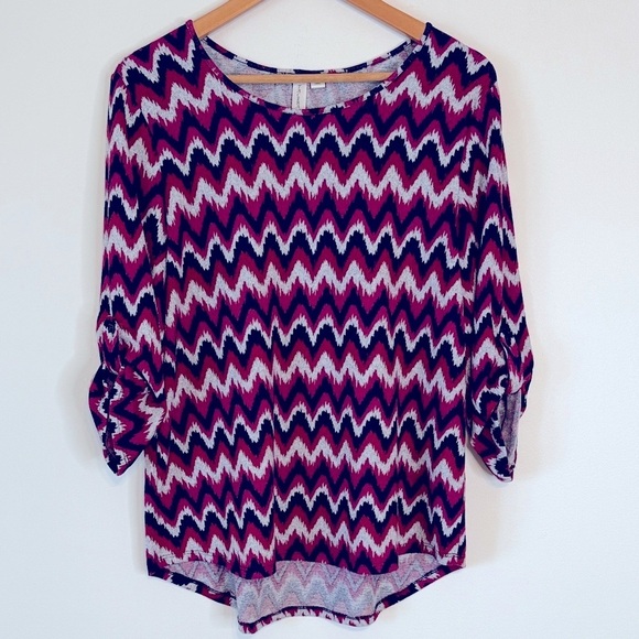 Tacera Sweaters - TACERA Chevron Patterned Women's Top